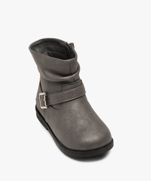 Bottines bébé fille irisées avec boucle métallique vue5 - GEMO(BEBE DEBT) - GEMO