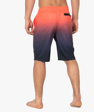 Short de bain homme multicolore dégradé vue3 - GEMO (PLAGE) - GEMO