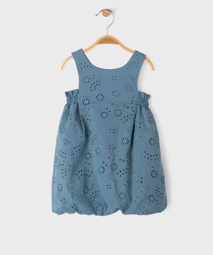 Robe sans manches en broderie anglaise bébé fille vue1 - GEMO(BEBE DEBT) - GEMO