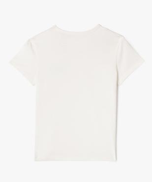 Tee-shirt manches courtes avec inscription fille vue7 - GEMO 4G FILLE - GEMO