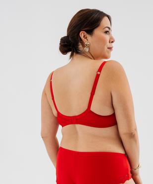 Soutien-gorge emboitant à armatures femme grande taille vue2 - GEMO(HOMWR FEM) - GEMO