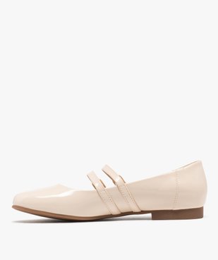 Ballerines vernies avec brides sur le dessus femme vue3 - FOLLOW ME - GEMO