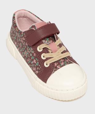 Tennis en toile enduite à motifs fleuris fille - Lovely Wings vue6 - LOVELY WINGS GEMO FOR GOOD - GEMO