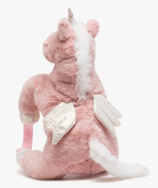 Sac fille peluche licorne vue3 - GEMO (ENFANT) - GEMO
