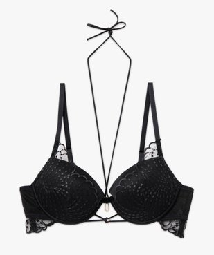 Soutien-gorge push-up à armatures en dentelle vue4 - GEMO(HOMWR FEM) - GEMO