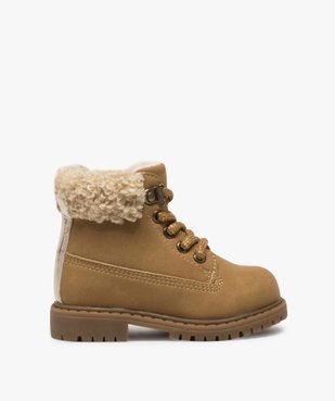 Bottines bébé fille zippées à col rembourré - Les Supaires vue1 - GEMO(BEBE DEBT) - GEMO