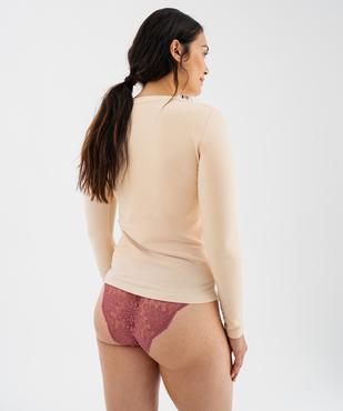 Tee-shirt nuit manches longues femme vue1 - GEMO(HOMWR FEM) - GEMO