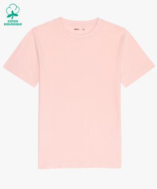Tee-shirt à manches courtes uni garçon vue1 - GEMO (JUNIOR) - GEMO