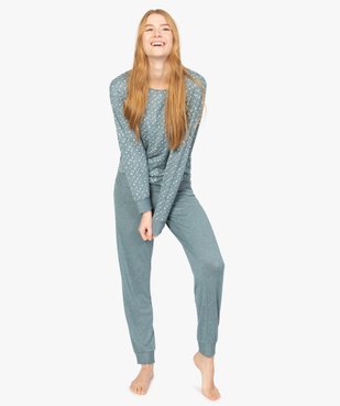 Haut de pyjama à manches chauve-souris femme vue5 - GEMO(HOMWR FEM) - GEMO