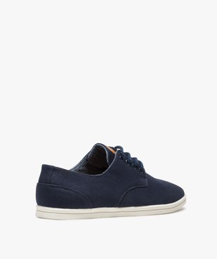 Tennis homme en toile avec lacets en corde vue4 - GEMO (CASUAL) - GEMO