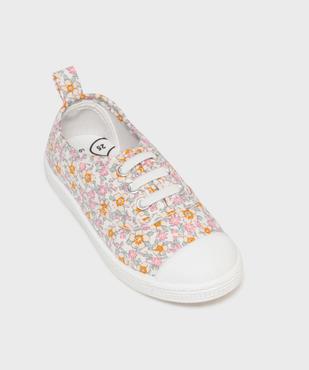 Tennis en toile à motifs fleuris fille - Lovely Wings vue5 - LOVELY WINGS GEMO FOR GOOD - GEMO