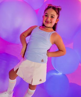 Débardeur à doubles bretelles fille - LuluCastagnette X Alizée vue1 - LULU CASTAGNETTE G4G D - GEMO