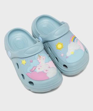 Sabots souples à motifs en relief fille vue5 - GEMO (PLAGE) - GEMO