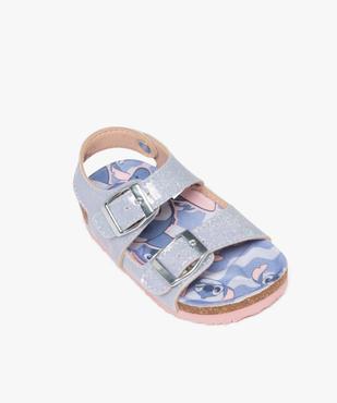 Sandales à brides pailletées et semelle intérieure imprimée bébé fille - Stitch vue5 - LILO & STITCH - GEMO