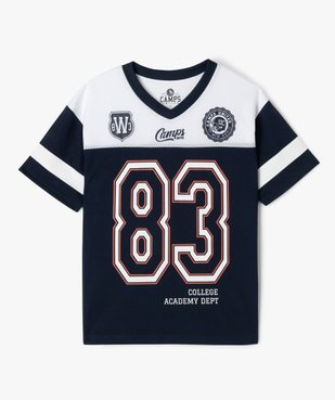 Tee-shirt esprit collège pour garçon vue2 - CAMPS - GEMO