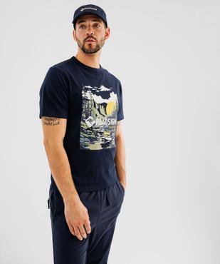 Tee-shirt manches courtes en coton imprimé homme - Roadsign vue5 - ROADSIGN G4G - GEMO