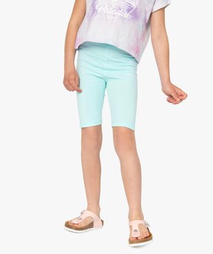 Short fille en maille extensible façon leggings vue1 - GEMO (ENFANT) - GEMO