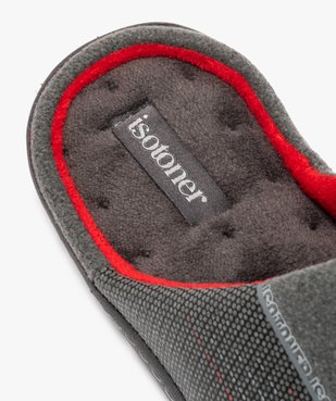 Chaussons homme forme mule - Isotoner vue6 - ISOTONER - GEMO
