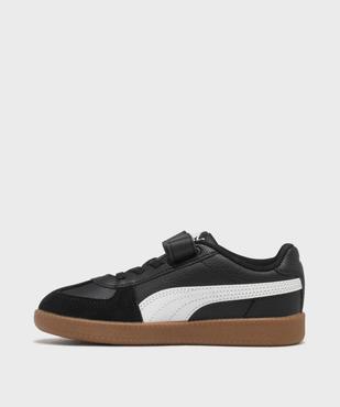 Baskets basses Club LT à scratch et lacets élastiqués garçon - Puma vue3 - PUMA - GEMO