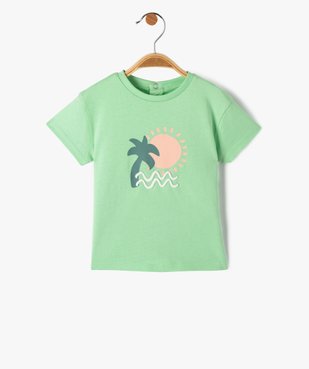Tee-shirt bébé garçon imprimé à manches courtes vue1 - GEMO(BEBE DEBT) - GEMO