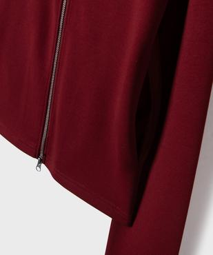 Sweat zippé à capuche spécial sport fille vue2 - GEMO (JUNIOR) - GEMO