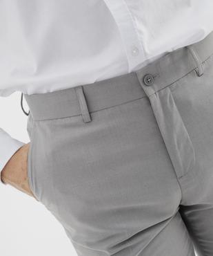 Pantalon de costume coupe slim en toile extensible homme vue2 - GEMO 4G HOMME - GEMO