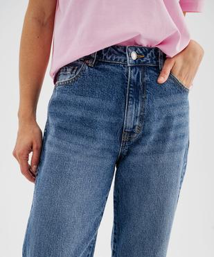 Jean cropped straight taille normale femme vue4 - GEMO 4G FEMME - GEMO
