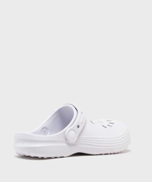 Sabots souples perforés unis femme vue4 - GEMO (PLAGE) - GEMO