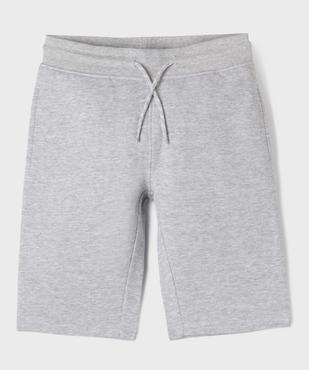 Bermuda en maille intérieur doux garçon vue1 - GEMO 4G GARCON - GEMO