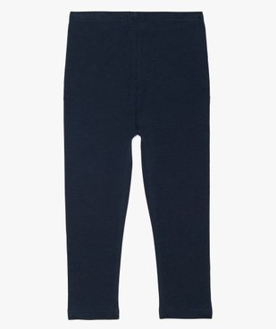 Leggings fille longueur mollet contenant du coton bio vue2 - GEMO C4G FILLE - GEMO