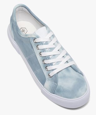 Tennis femme en toile unie effet tie and dye vue5 - GEMO (SPORTSWR) - GEMO