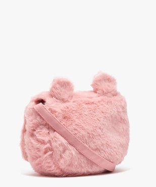 Sac besace en fourrure imitation motif chat fille vue2 - GEMO (ENFANT) - GEMO