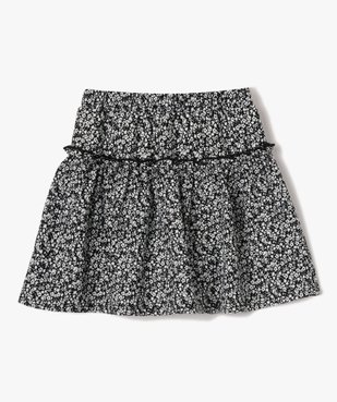Jupe fille avec doublure short à motifs fleuris vue3 - GEMO (ENFANT) - GEMO