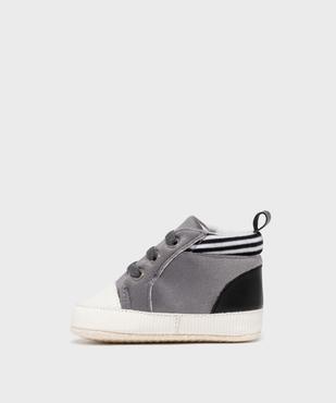 Chaussons de naissance façon basket bébé garçon - LuluCastagnette vue3 - LULUCASTAGNETTE - GEMO