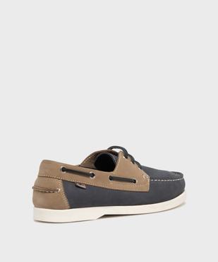 Chaussures bateau bicolore - Tanéo vue4 - TANEO - GEMO