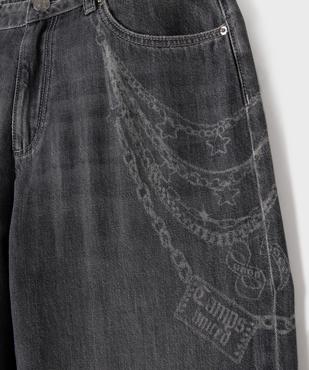 Jean super baggy en denim de coton fille - Camps United vue2 - CAMPS US - GEMO