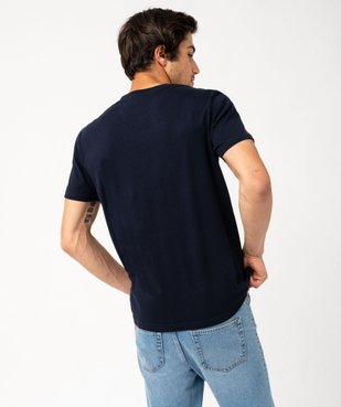 Tee-shirt à manches courtes et col V homme vue4 - GEMO 4G HOMME - GEMO