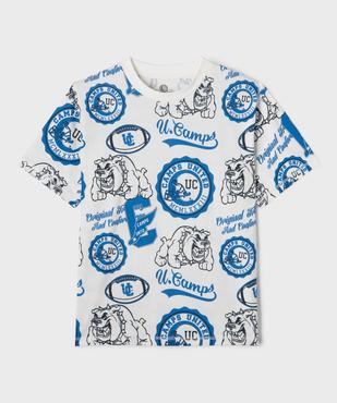 Tee-shirt manches courtes imprimé garçon - Camps United vue1 - CAMPS GEMO FOR GOOD - GEMO