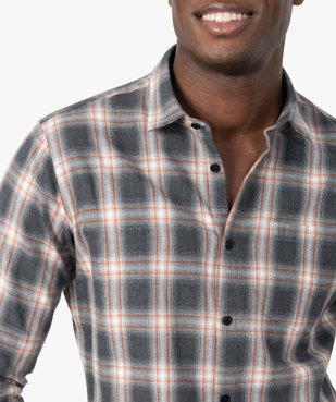Chemise homme à carreaux – Coupe Slim vue2 - GEMO (HOMME) - GEMO