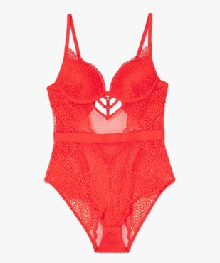 Body femme en dentelle avec armatures vue4 - Nikesneakers(HOMWR FEM) - Nikesneakers