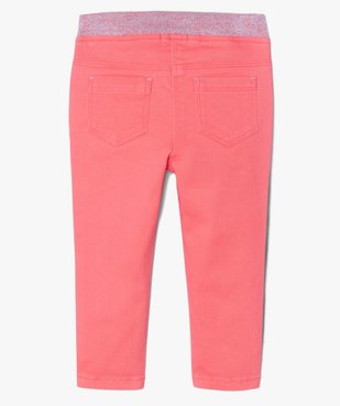 Jegging bébé fille à taille réglable et ceinture pailletée vue3 - GEMO(BEBE DEBT) - GEMO