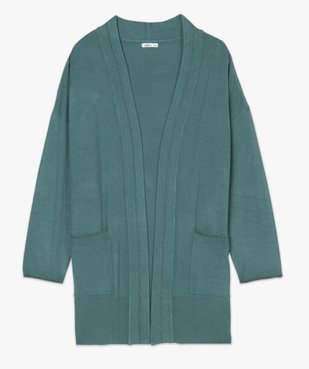 Gilet femme en maille fine avec touches pailletées vue4 - GEMO (G TAILLE) - GEMO