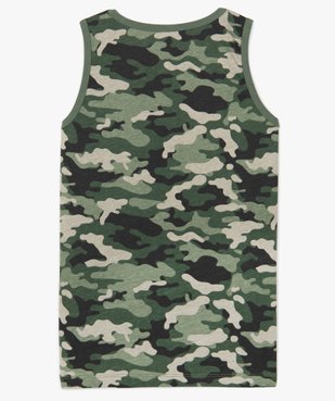 Débardeur garçon en coton motif camouflage vue2 - Nikesneakers (JUNIOR) - Nikesneakers