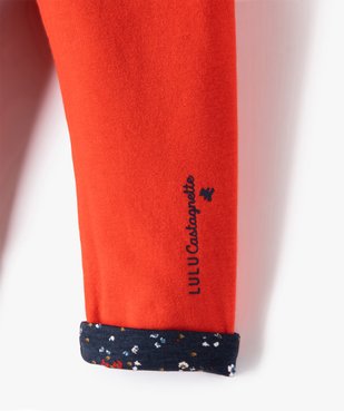 Legging bébé fille réversible - Lulu Castagnette vue2 - LULUCASTAGNETTE - GEMO
