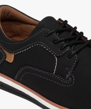 Derbies garçon unis à lacets avec semelle à liseré vue6 - GEMO (ENFANT) - GEMO