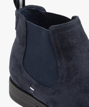 Boots Chelsea en suédine élégantes homme  vue7 - GEMO(URBAIN) - GEMO