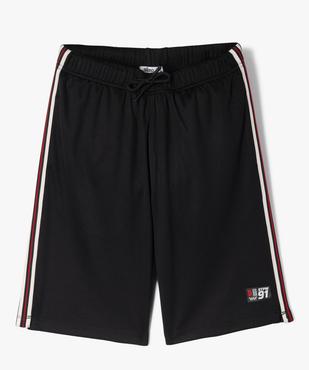 Short de sport avec bandes sur les côtés garçon vue1 - GEMO (JUNIOR) - GEMO