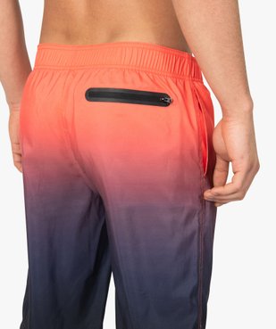 Short de bain homme multicolore dégradé vue2 - GEMO (PLAGE) - GEMO