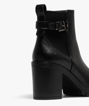 Boots femme unies à talon et semelle crantée – Tom Tailor vue6 - TOM TAILOR - GEMO