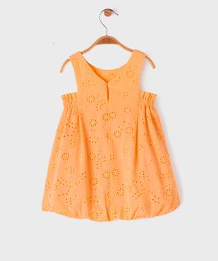 Robe sans manches en broderie anglaise bébé fille vue4 - GEMO(BEBE DEBT) - GEMO
